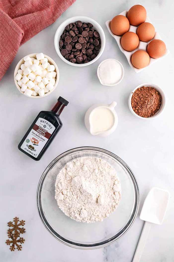 مواد لازم برای تهیه پنکیک ساده شکلاتی 