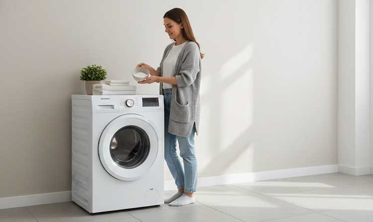 روش تميز كردن ماشين لباسشويي ال جی با جوش شیرین